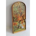A VINTAGE WOODLAND ANIMAL THEMED BAGATELLE, understood to be Russia Soviet period