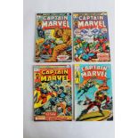 A COLLECTION OF MARVEL 'CAPTAIN MARVEL' SILVER AGE COMIC BOOKS, to include early edition and cover