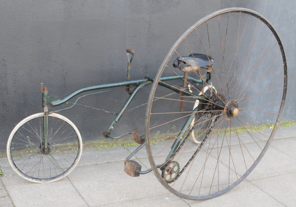 AN 1880 COVENTRY ROTARY TRICYCLE (REPLICA), This is an exact replica of a Victorian design. The - Image 8 of 12