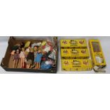 FOUR BOXED PELHAM PUPPETS, together with a small collection of Sindy, Tressy and other dolls to