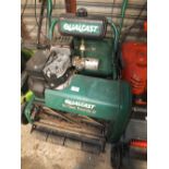 A QUALCAST CLASSIC PETROL 43S LAWNMOWER