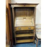 AN OAK ARTS AND CRAFTS STUDENTS BUREAU H 154 W 95CM