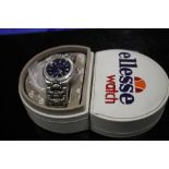 A BOXED ELLESSE WRISTWATCH