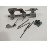 AN ANTIQUE WATCH MAKERS LATHE AND ACCESSORIES