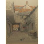 CECIL CHARLES WINDSOR ALDIN (1870-1935). 'Old English Inns, The King's Head, Chigwell', see label