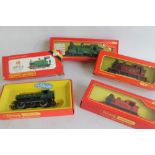 FIVE BOXED TRIANG HORNBY 'OO' GAUGE LOCOMOTIVES to include R868 0-4-4 328 tank, southern green,