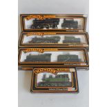 FOUR BOXED PALITOY MAINLINE 'OO' GAUGE LOCOMOTIVES to include 4-6-0 Class 4 75006 BR black with