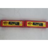 TWO BOXED HORNBY DUBLO 2233 CO-BO DIESEL ELECTRIC LOCOMOTIVES D5702 BR GREEN