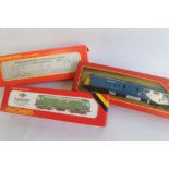 THREE BOXED TRIANG HORNBY 'OO' GAUGE LOCOMOTIVES to include R080 Class 23 D6110 Bo-Bo Diesel