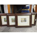 FOUR FRAMED AND GLAZED SIGNED LIMITED EDITIONS BY STEPHEN WHITTLE AND WILLIAM AYLIFFE