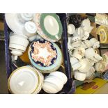 TWO TRAYS OF ASSORTED CHINA TO INCLUDE DOULTON