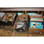 FOUR BOXES OF ASSORTED LP RECORDS