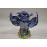 A PEGGY DAVIES CERAMIC LIMITED EDITION " THE PHOENIX " FIGURE 150/250
