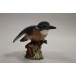 A BESWICK KINGFISHER FIGURE