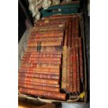 A TRAY OF VINTAGE AND ANTIQUE LAW REPORT BOOKS