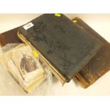 THREE EARLY 20TH CENTURY PHOTOGRAPH ALBUMS CONTAINING VARIOUS CABINET PHOTOS AND CARTE DE VISITE /