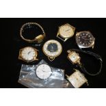 A COLLECTION OF ASSORTED WATCH PARTS ETC.