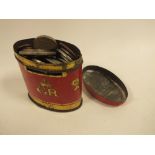 A TIN OF COINS TO INCLUDE HALF CROWNS