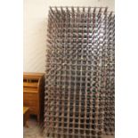 THREE INDUSTRIAL WINE RACKS