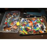 A QUANTITY OF ASSORTED PLASTIC FIGURES