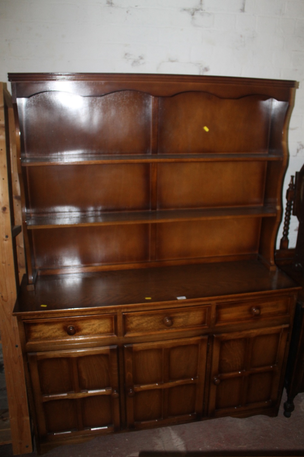 AN OAK DRESSER