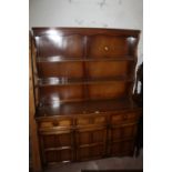 AN OAK DRESSER