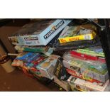 A LARGE QUANTITY OF ASSORTED GAMES ETC