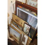 A LARGE QUANTITY OF ASSORTED PICTURES AND PRINTS