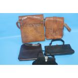 A COLLECTION OF VINTAGE BAGS AND SATCHELS
