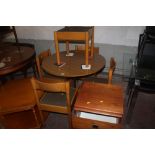 A QUANTITY OF ASSORTED FURNITURE TO INCLUDE BEDSIDE CABINET, COFFEE TABLE ETC