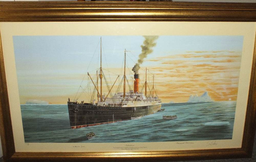 TITANIC INTEREST - AFTER S.W.FISHER, 'Salvation', signed to the border in pencil by the artist and - Image 15 of 18