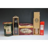 A BELL'S WHISKY CHRISTMAS DECANTER 1990, together with a Glenmorangie miniature gift set, 1 boxed