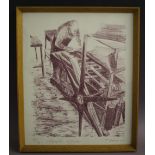 PIERRE BRUNO (XXI). Industrial scene, signed in pencil to the margin, certificated verso,