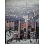 RONALD MOORE (XXI). Winter city landscape, signed lower right and dated 2017, oil on canvas,