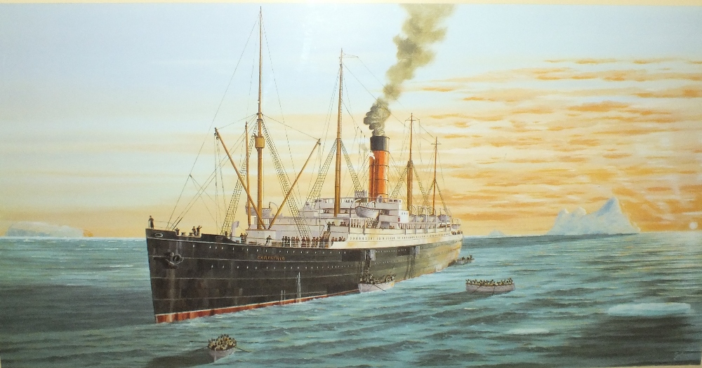 TITANIC INTEREST - AFTER S.W.FISHER, 'Salvation', signed to the border in pencil by the artist and - Image 3 of 18