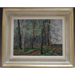 ARTHUR W. NEWSHOLME (act. 1920-1921). 'Spring Sunshine, Hookstone wood - 1926', signed lower