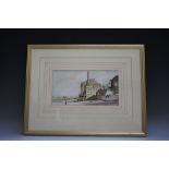 ANTHONY SMITH (XX). 'Thames scene - Rotherhythe', monogrammed lower right, watercolour, framed and