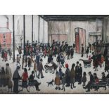 AFTER LAURENCE STEPHEN LOWRY (1887-1976). 'Punch & Judy' from the School Prints second series