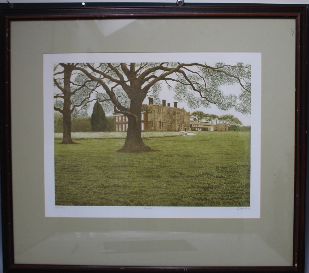 CHRISTOPHER PENNY (1947-2001). 'Felbrigg Hall', signed in pencil lower right, artist's proof etching - Image 4 of 6