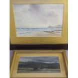 THREE VARIOUS LATE 19TH CENTURY / EARLY 20TH CENTURY WATERCOLOURS, together with an oil on board,