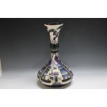 A LARGE AND IMPRESSIVE MOORCROFT VASE - 'GLASGOW SCHOOL OF ART' PATTERN, from the Prestige