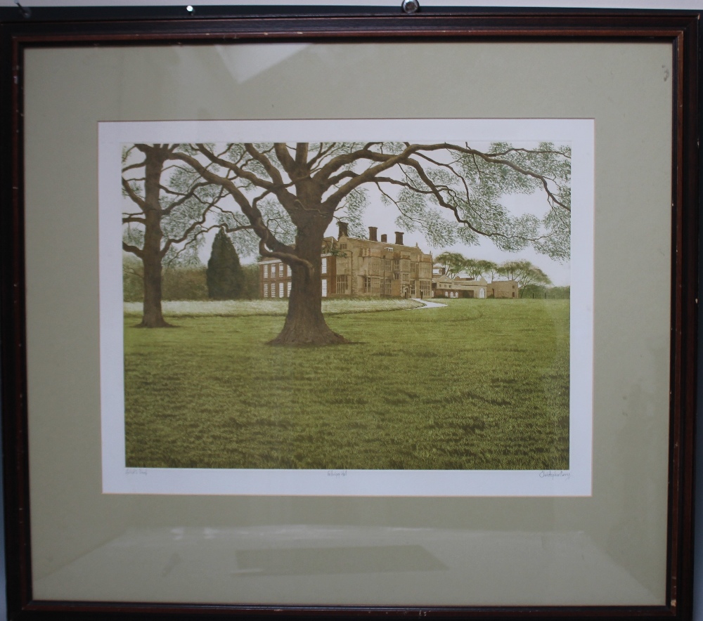 CHRISTOPHER PENNY (1947-2001). 'Felbrigg Hall', signed in pencil lower right, artist's proof etching - Image 3 of 6