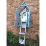 FRANCIS MACHIN (1949-2007). An original blue Mercury open telephone booth, minus original