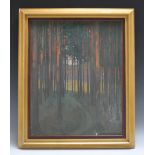 SIR WALTER PERCIVAL YETTS (1878-1957). 'The Pinewood', signed lower right, oil on canvas, framed, 51