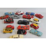 A COLLECTION OF VARIOUS SCALEXTRIC SLOT CARS, to include Triumph TR4A Mercedes 1905L, Austin Healey