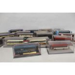 A COLLECTION OF 24 BOXED CORGI ORIGINAL OMNIBUS and other buses and coaches
