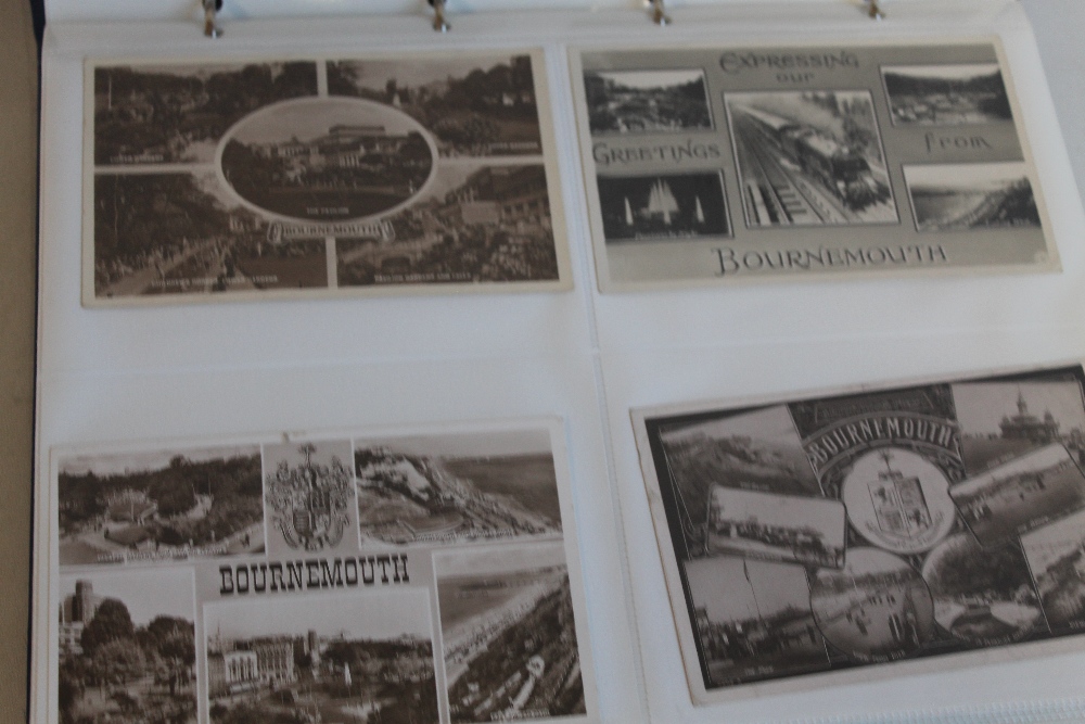 AN ALBUM OF MAINLY BOURNMOUTH INTEREST POSTCARDS, to include real photograph types etc. - Image 3 of 5