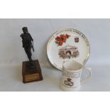 A PRESENTATION FIGURE OF A TROOPER - 'Presented to Colonel H. Wallace-Copland, Her Majesty's Lieute