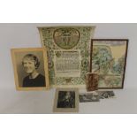 A SUFFRAGETTE ILLUMINATED ADDRESS NAMED TO "CLARA ELIZABETH GIVEEN", signed in black ink by Emmelin