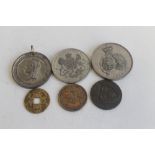 A COLLECTION OF MEDALLIONS AND TOKENS to include 1851 Great Exhibition, 1857 Jubilee, 1863 Marriage